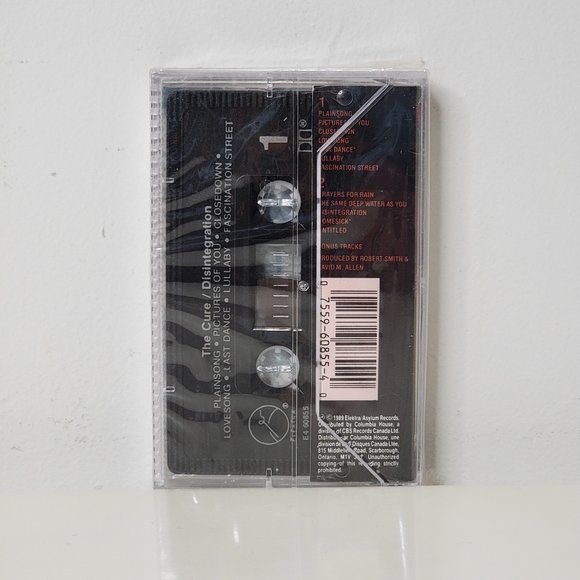 1989 The Cure 'Disintegration' sealed vintage cassette tape. - Picture 2 of 3